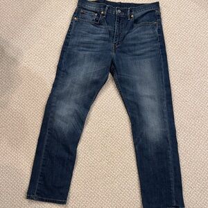 Men's Indigo Straight-Leg Jeans - Classic Dark Wash